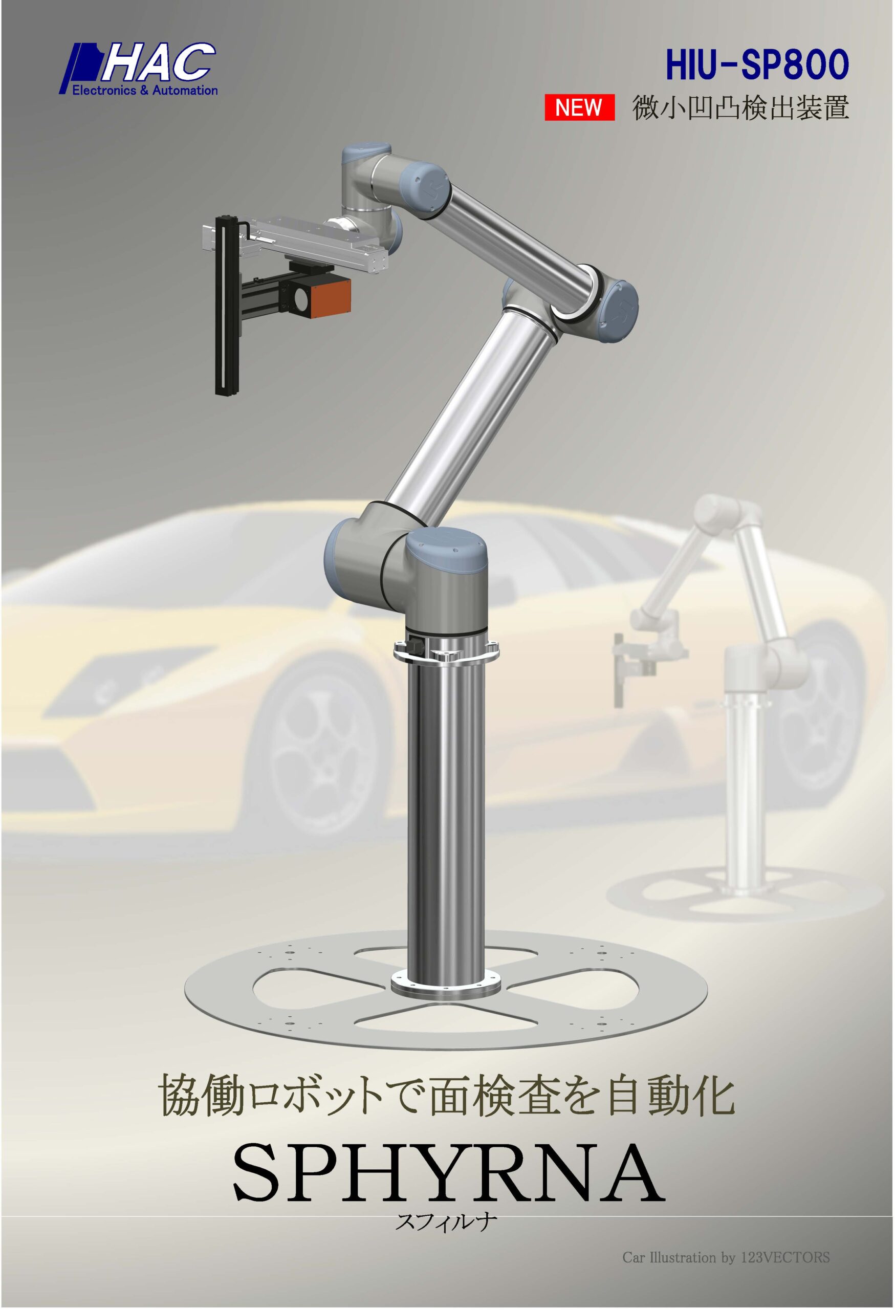 協働ロボット/ 微小凹凸検出装置 SPHYRNA
